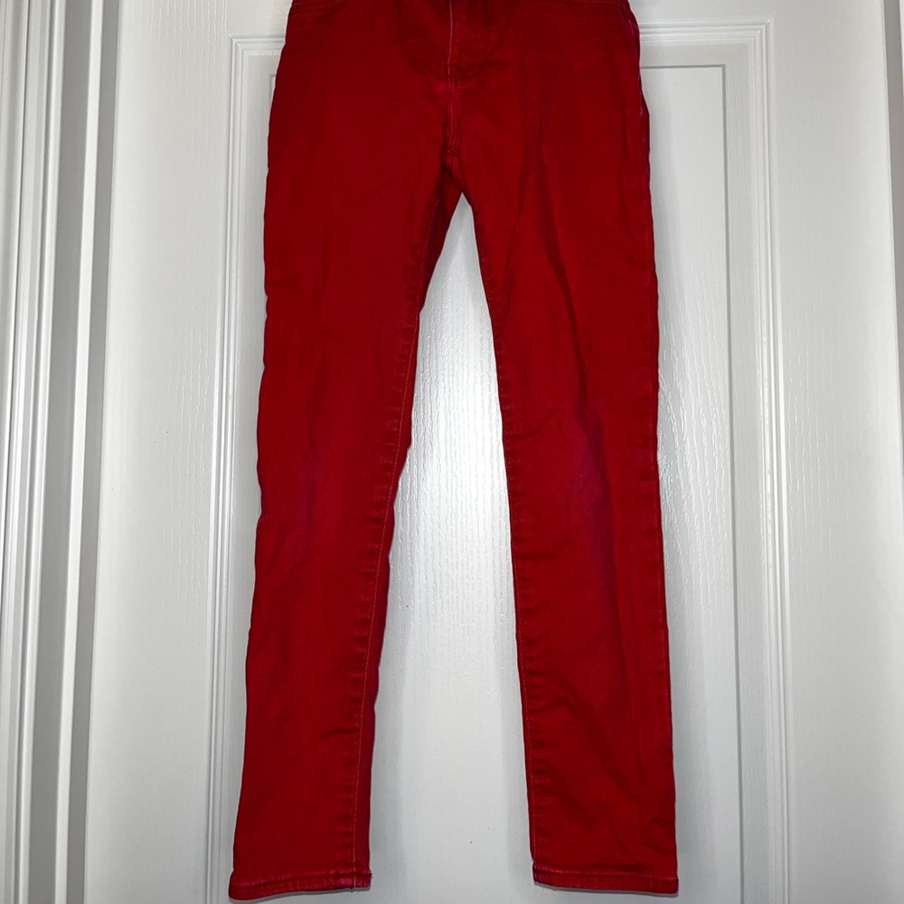kids red gap jeans